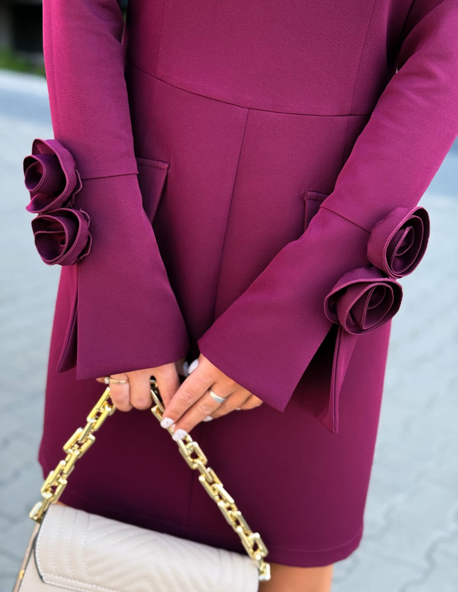 Neet Fashion burgundi ruha - Image 3