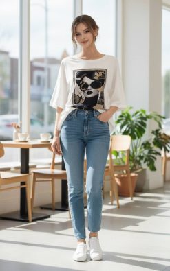 Neet Fashion mintás felső