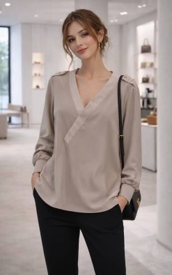 Neet Fashion bézs felső