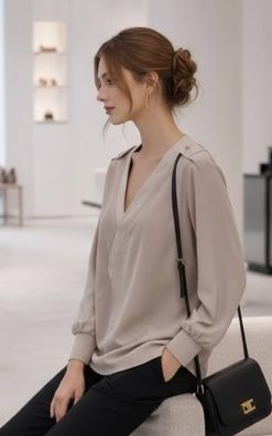 Alternative view of Neet Fashion bézs felső