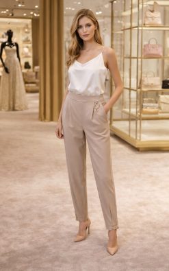 Neet Fashion bézs nadrág