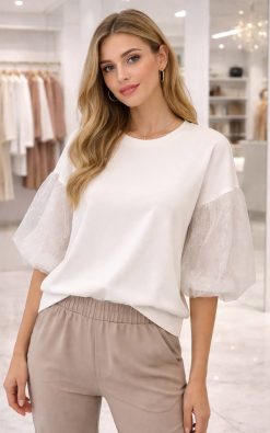 Neet Fashio fehér felső