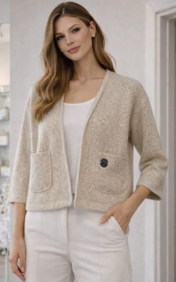 Neet fashion bézs kardigán