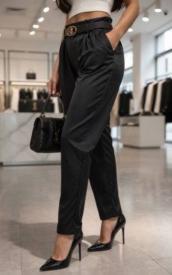 Neet Fashion fekete nadrág