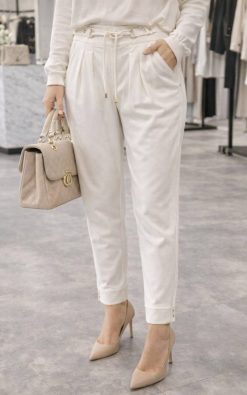 Neet Fashion fehér nadrág