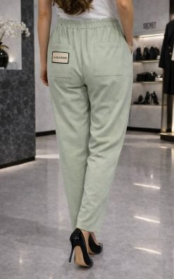 Alternative view of Neet Fashion pisztácia színű nadrág