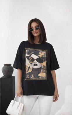 Neet Fashion fekete felső