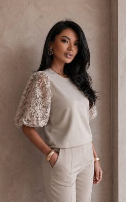 Alternative view of Neet Fashion bézs felső