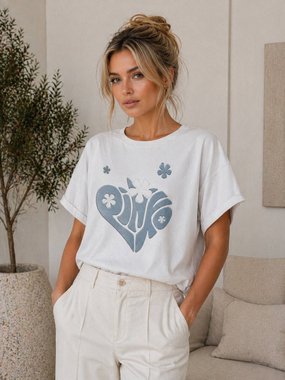 Neet Fashion fehér felső