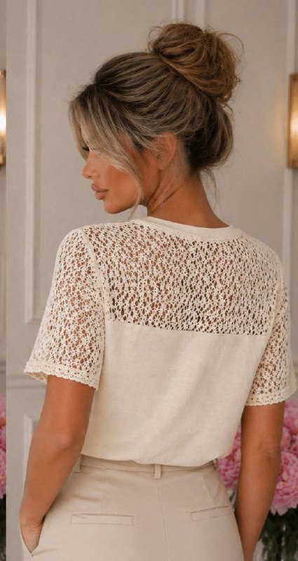 Neet fashion bézs felső - Image 3