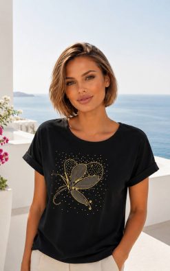 Neet Fashion fekete felső