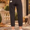Neet Fashion mom fit nadrág-Csokoládébarna