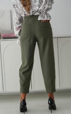 Alternative view of Neet Fashion szűkülő szárú nadrág-olivazöld